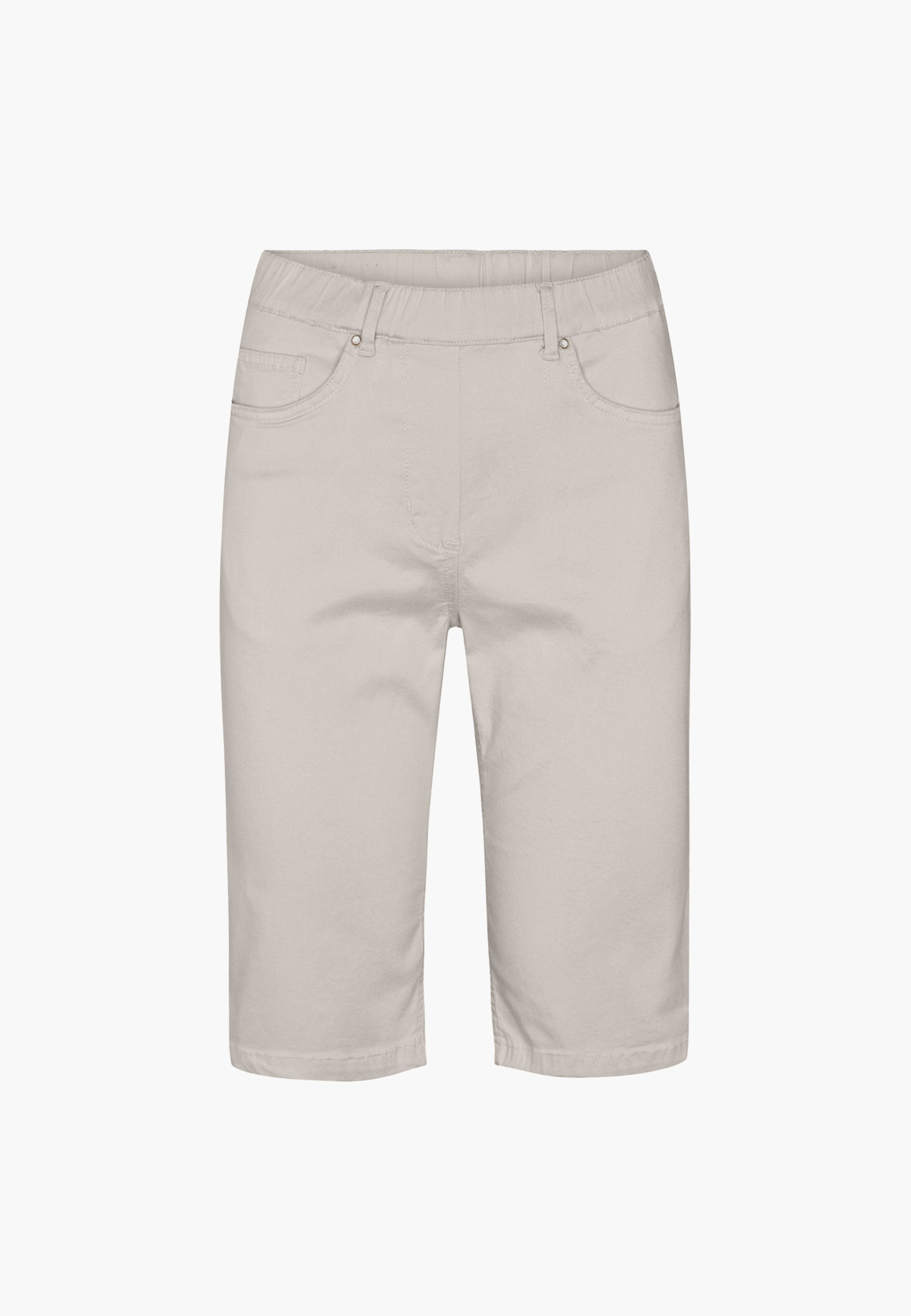 LAURIE Helen Straight Shorts Straight 25102 Grey Sand