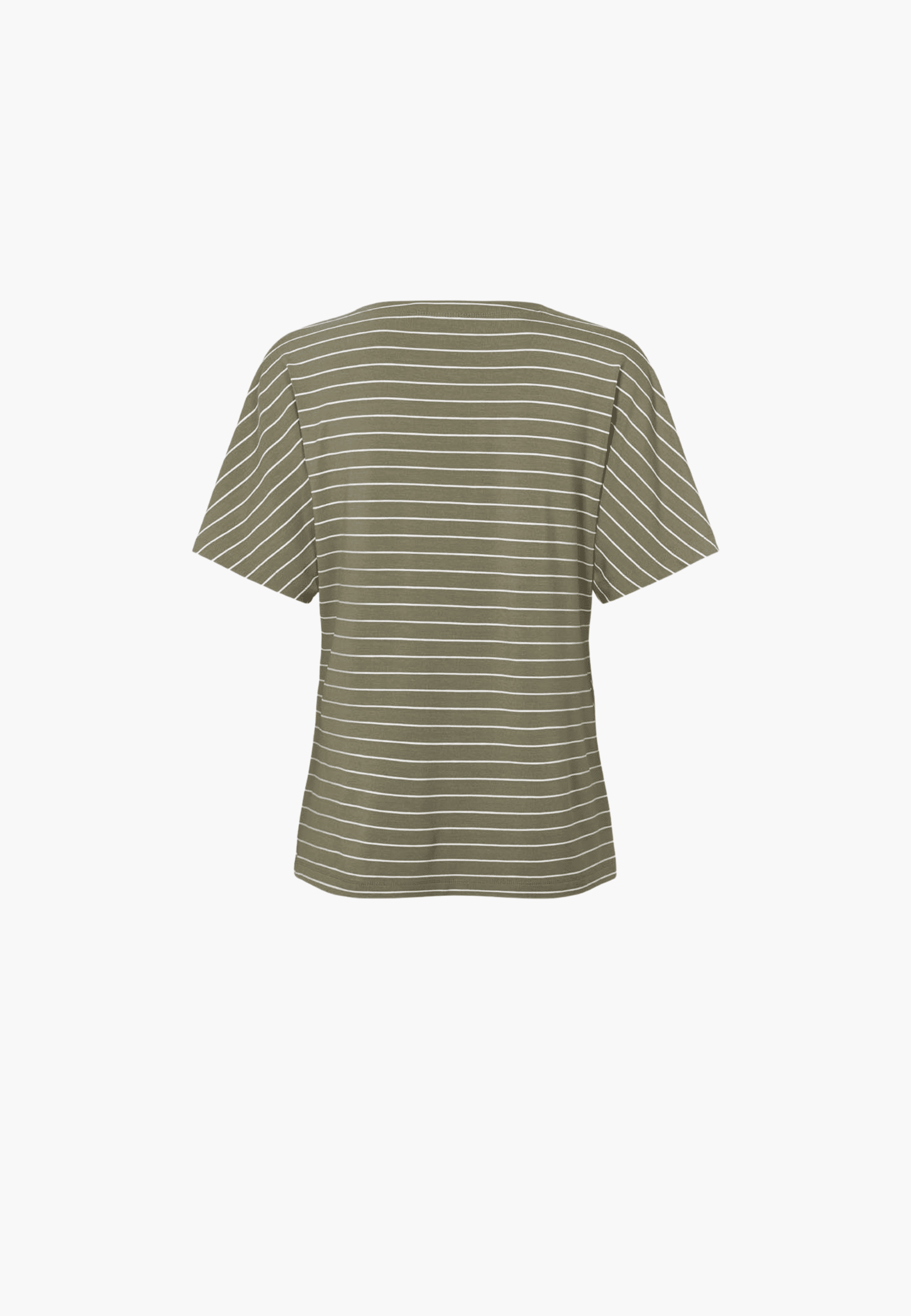 LAURIE Ingrid Blouse SS T-Shirts 55222 Khaki stripe