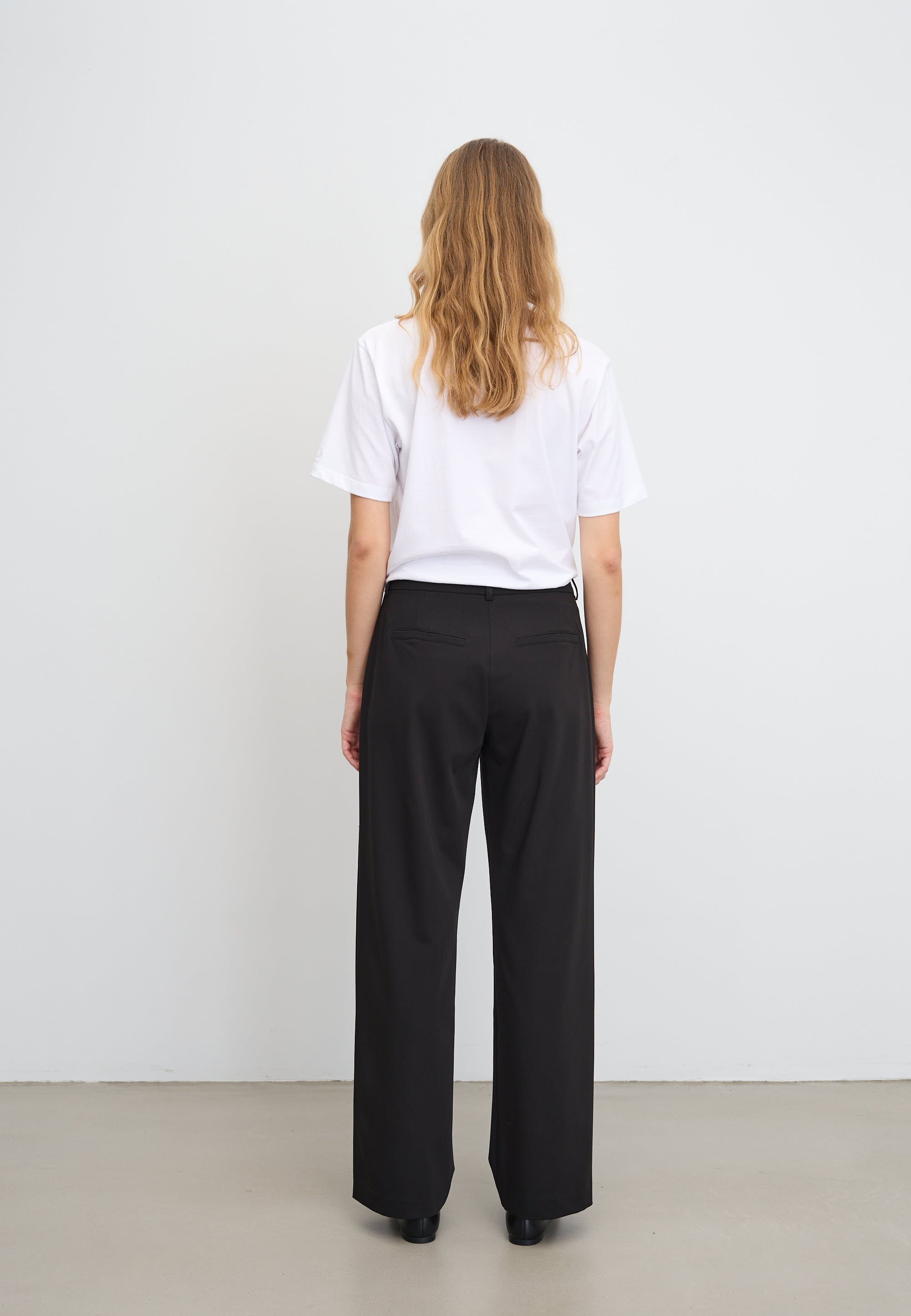 LAURIE  Jo Straight Medium Length Trousers STRAIGHT 99000 Black