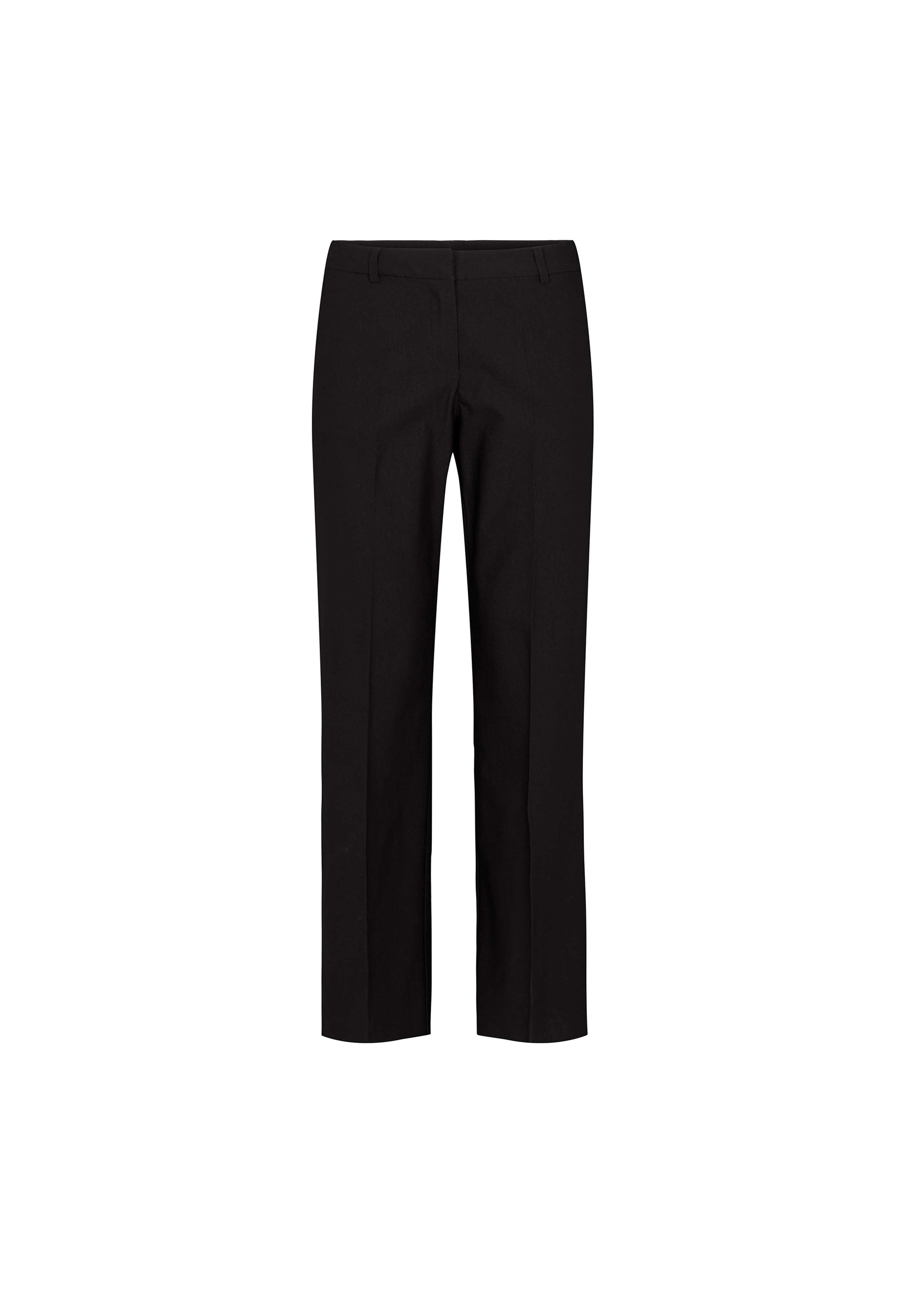 LAURIE Judy Straight - Medium Length Trousers STRAIGHT 99971 Black Brushed