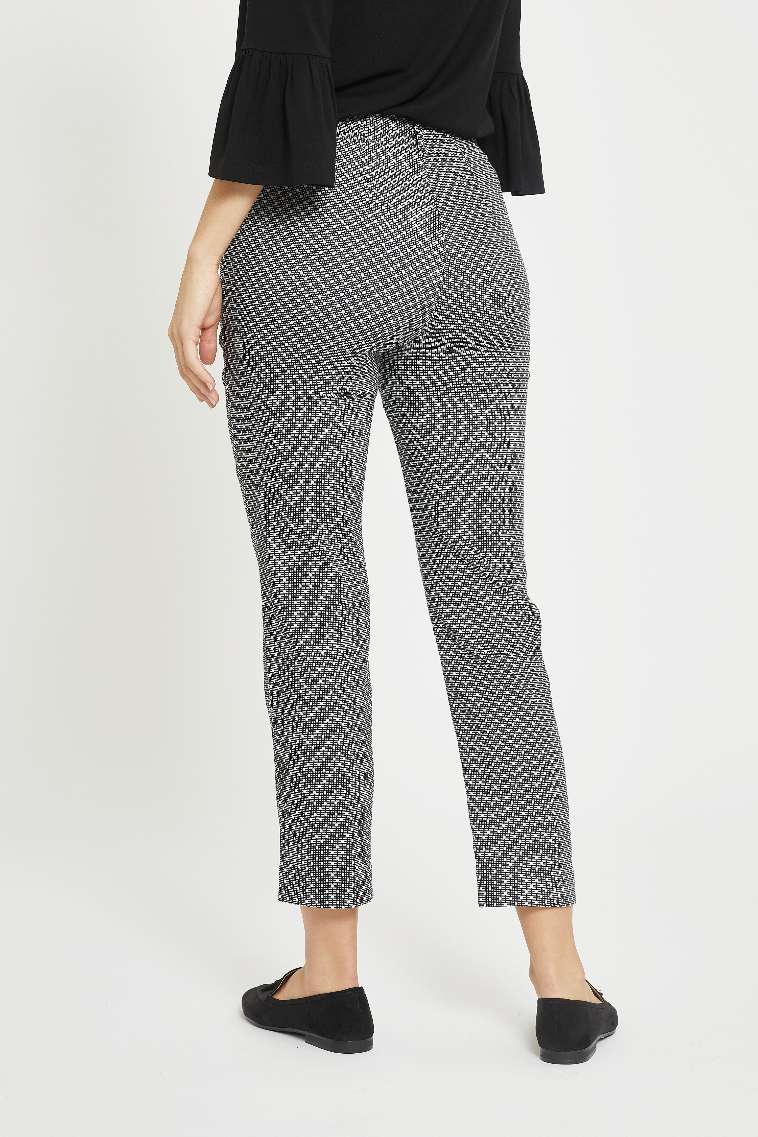 LAURIE Kelly - Crop Regular 49716 Navy Jacquard