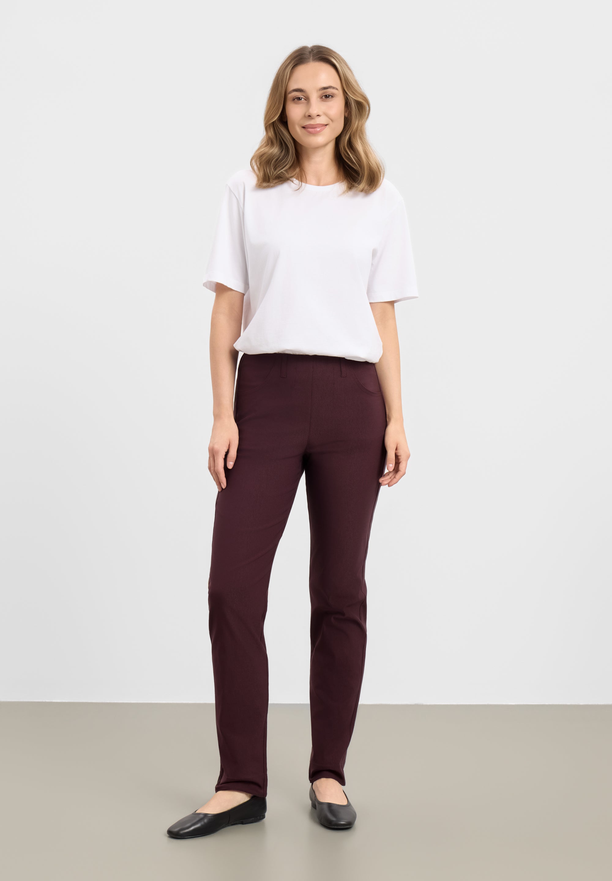LAURIE Kelly Regular - Medium Length Regular 68970 Dark Plum