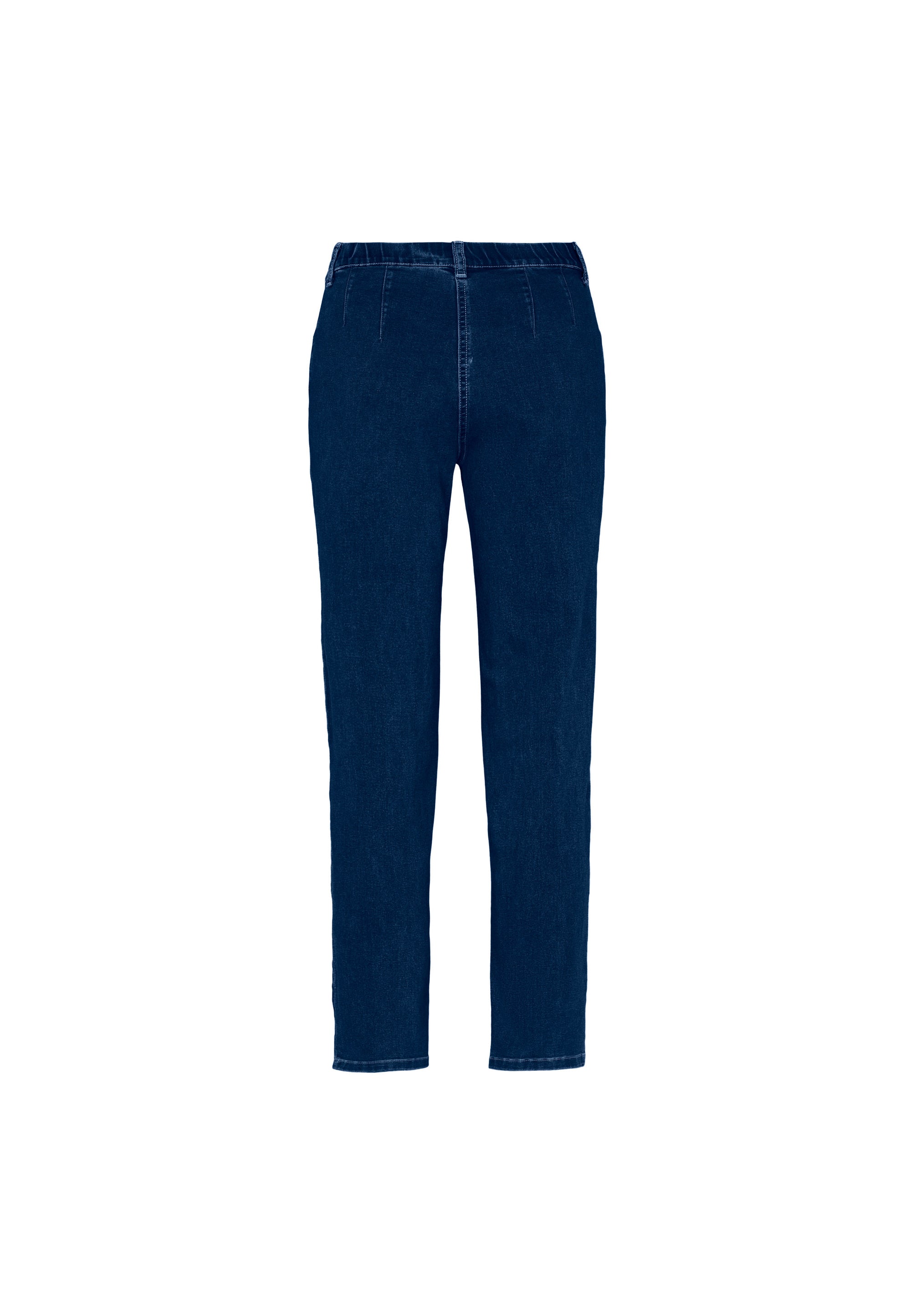 LAURIE  Kelly Regular - Medium Length Trousers REGULAR 49501 Dark Blue Denim