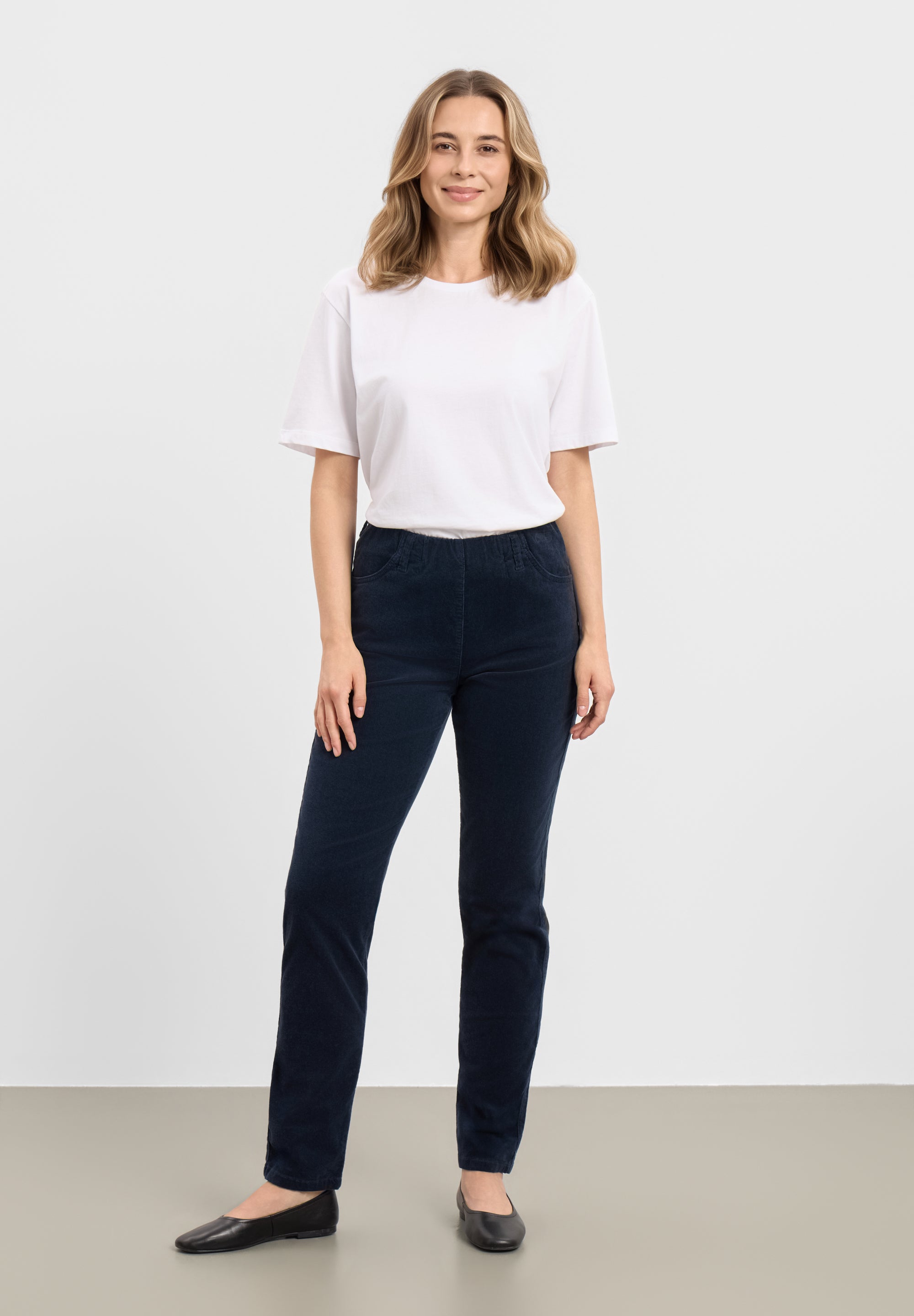 LAURIE Kelly Regular sametti - Medium Length Regular 49000 Navy