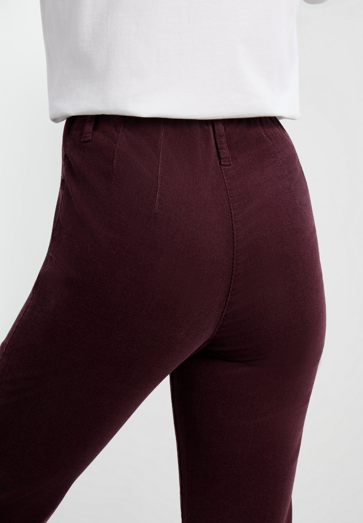 LAURIE Kelly Regular sametti - Medium Length Regular 68000 Dark Plum