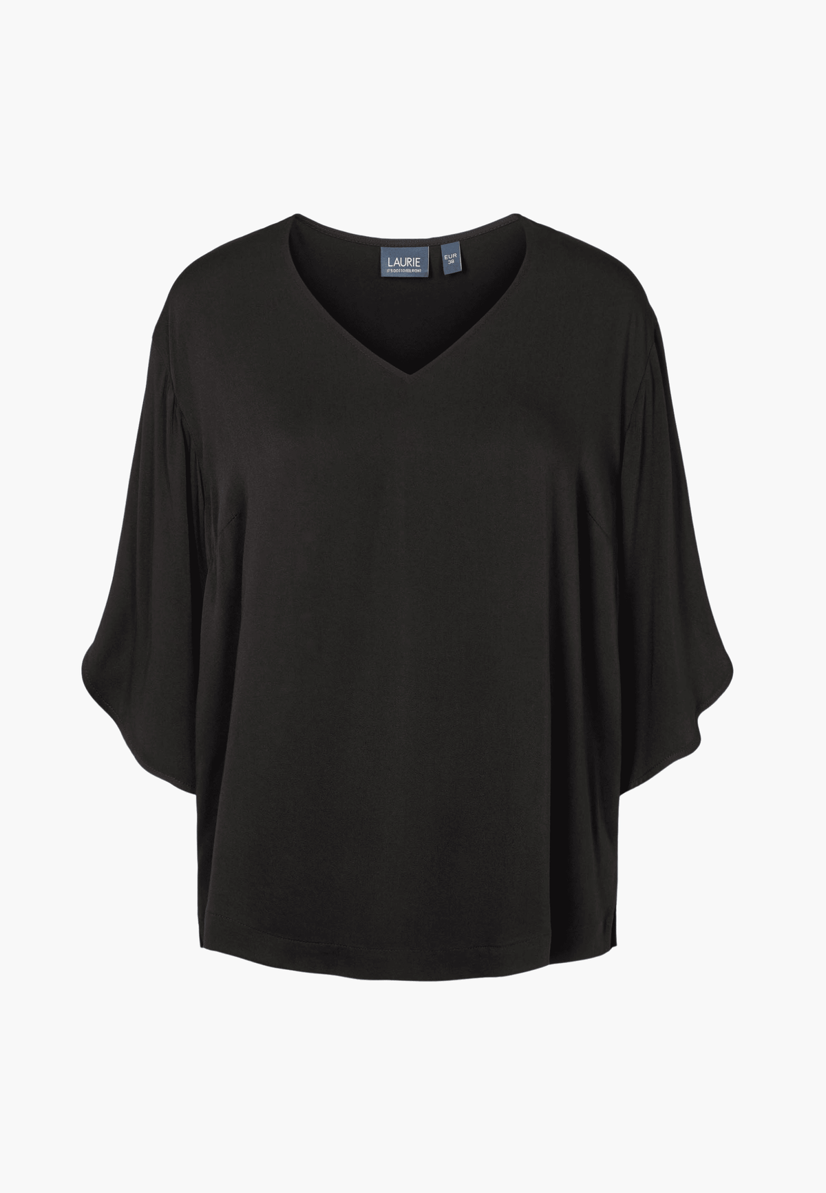 LAURIE Nadine Blouse 3/4 sleeves Blouses 99000 Black