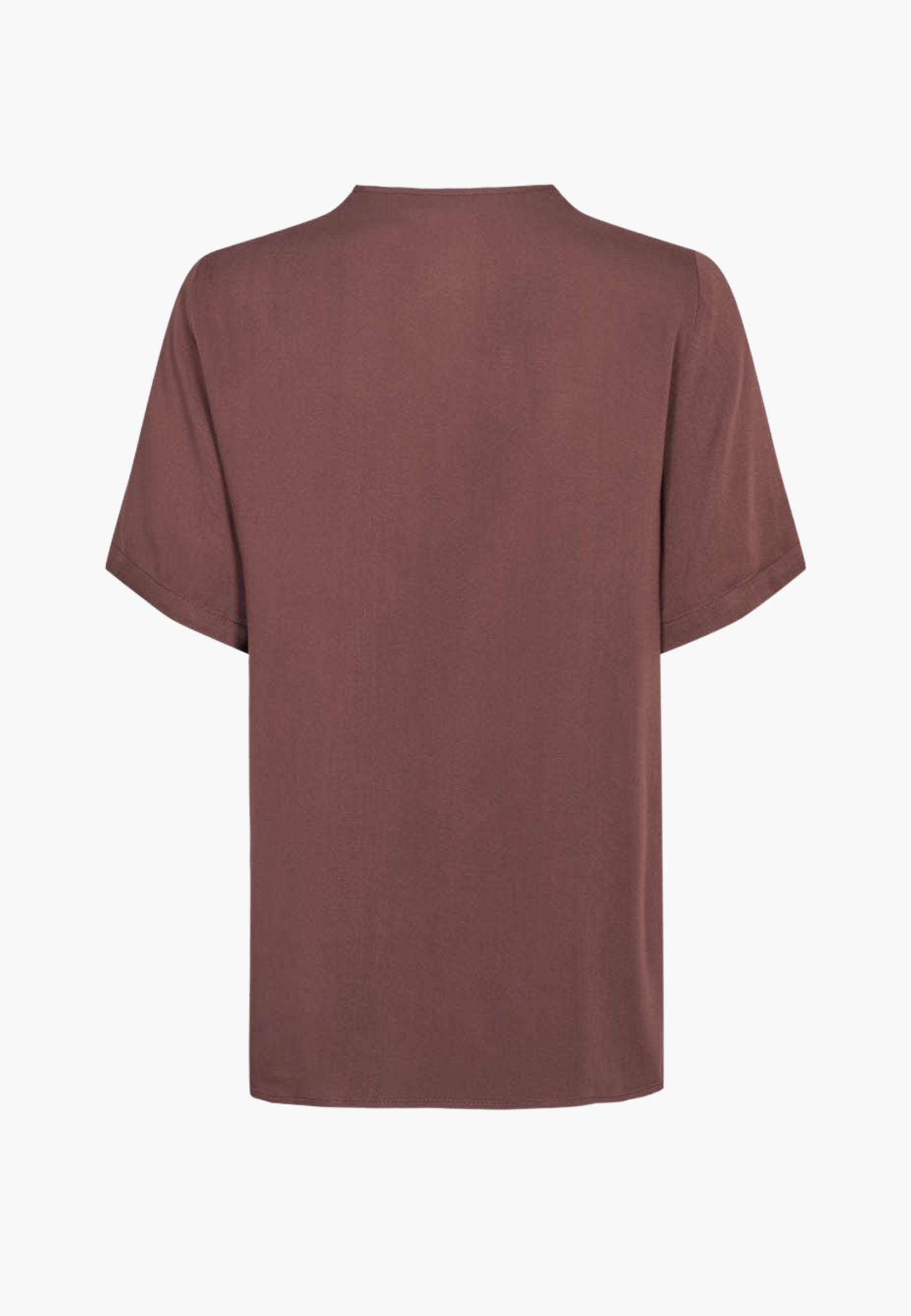 LAURIE Naja Blouse - SS Relaxed 68000 Dark Plum