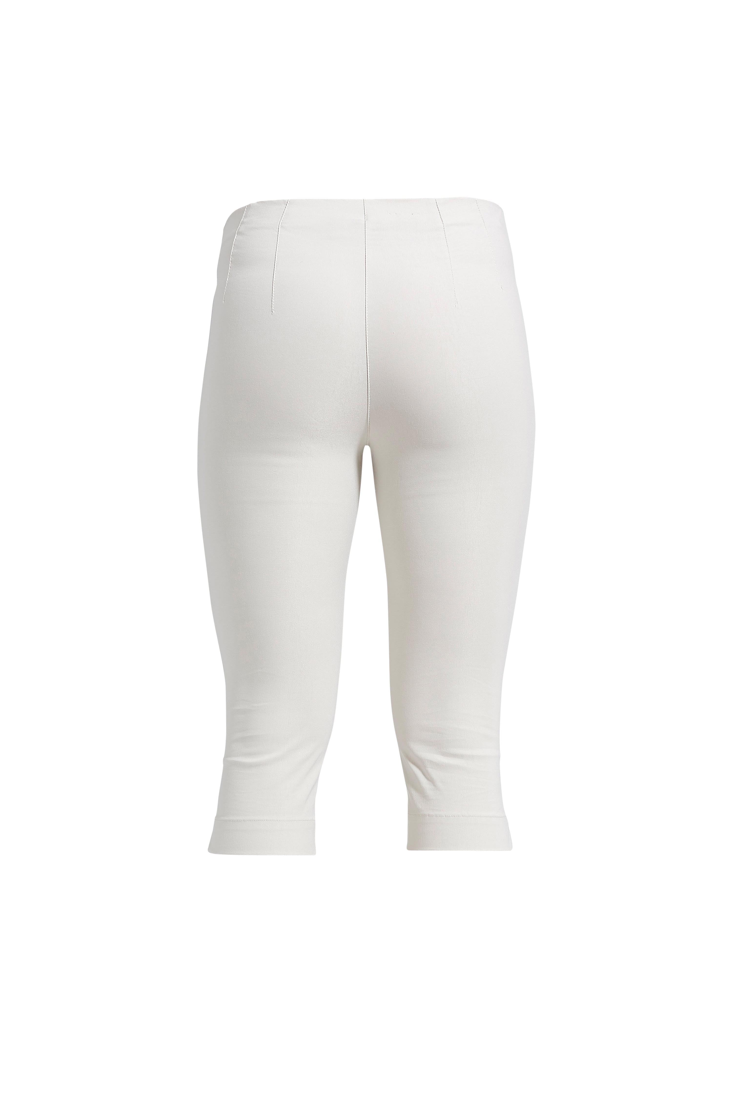 LAURIE  Naomi Slim Capri Housut Slim 25137 Grey Sand