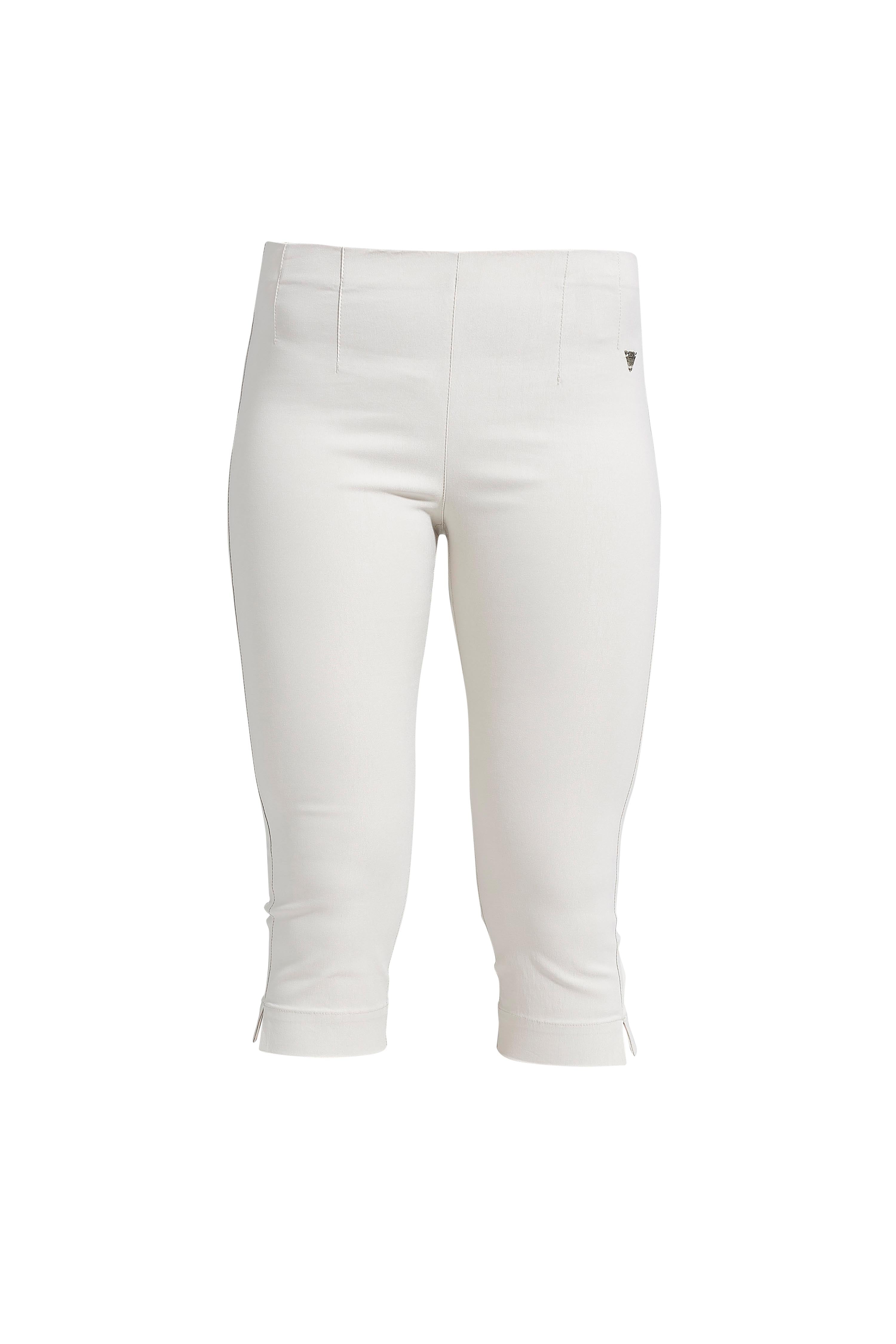 LAURIE  Naomi Slim Capri Housut Slim 25137 Grey Sand