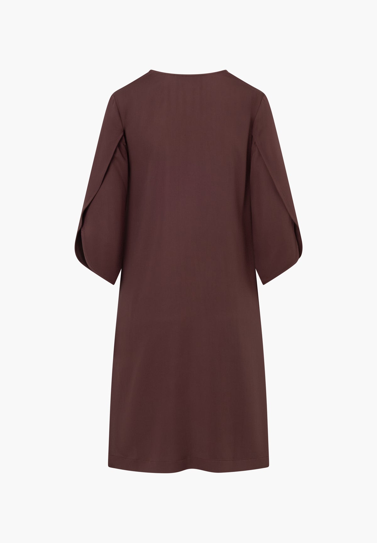 LAURIE Nelly Dress - 3/4 Sleeves Dresses 68000 Dark Plum