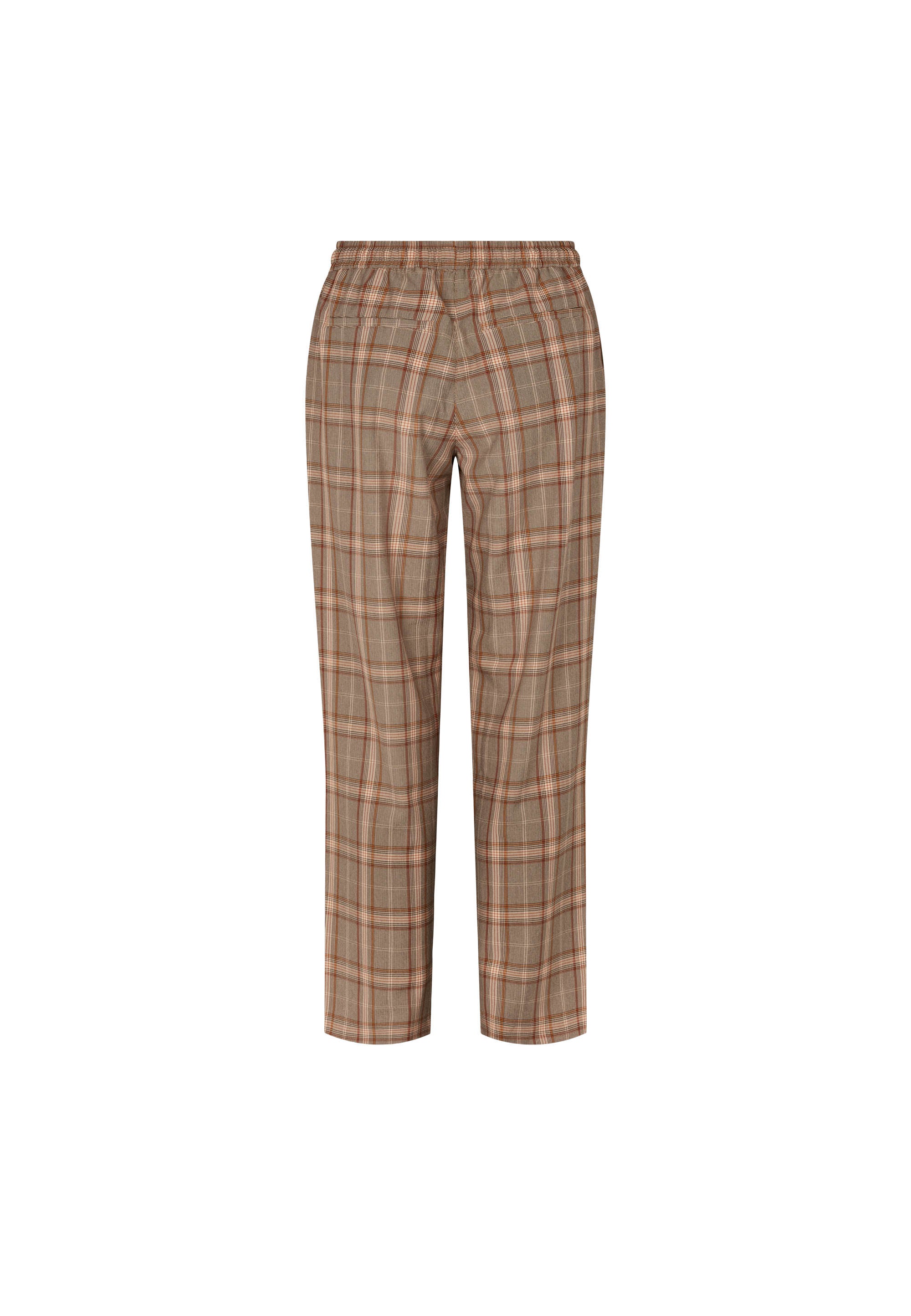 LAURIE  Oline Relaxed - Medium Length Trousers RELAXED 84285 Deer Check