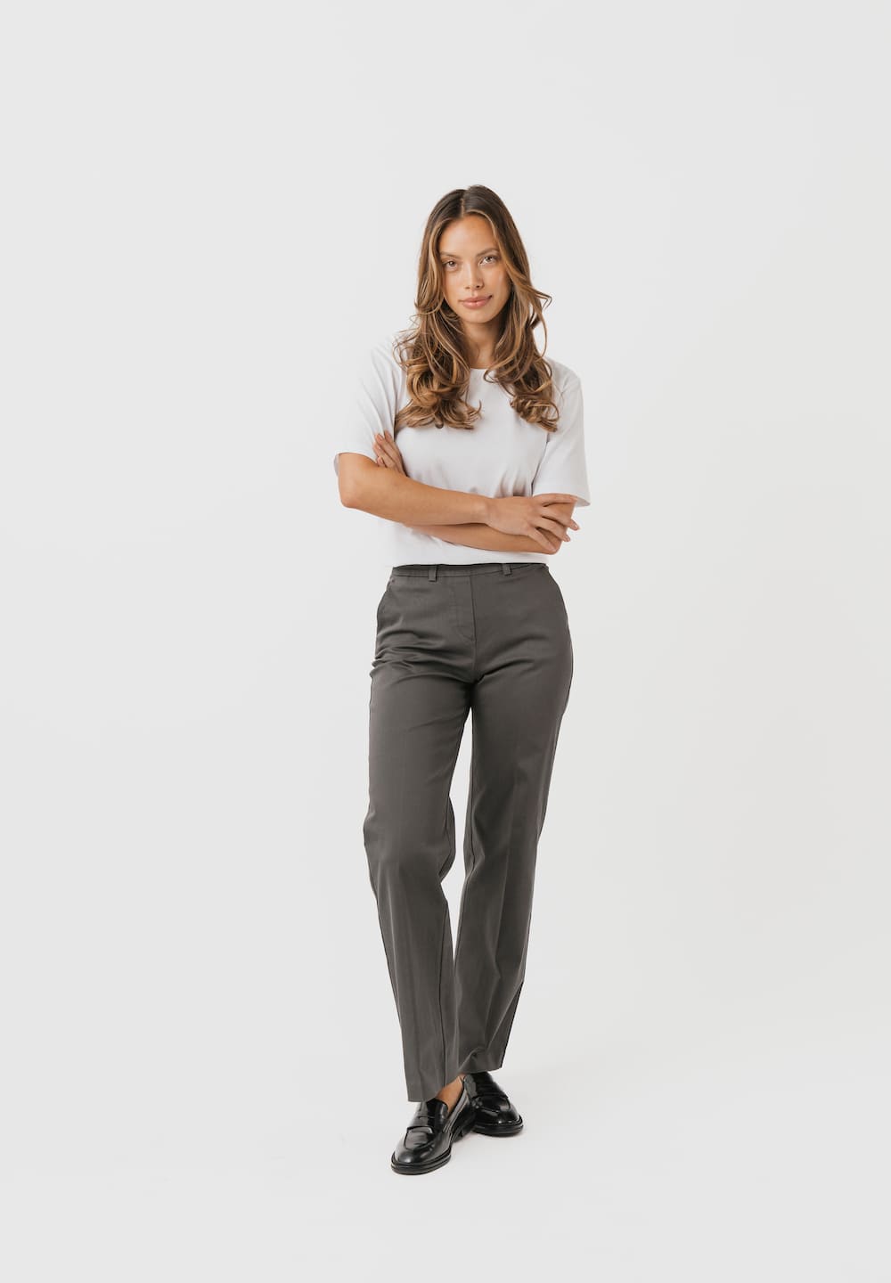 LAURIE Phoebe Loose - Medium Length Loose 97115 Anthracite