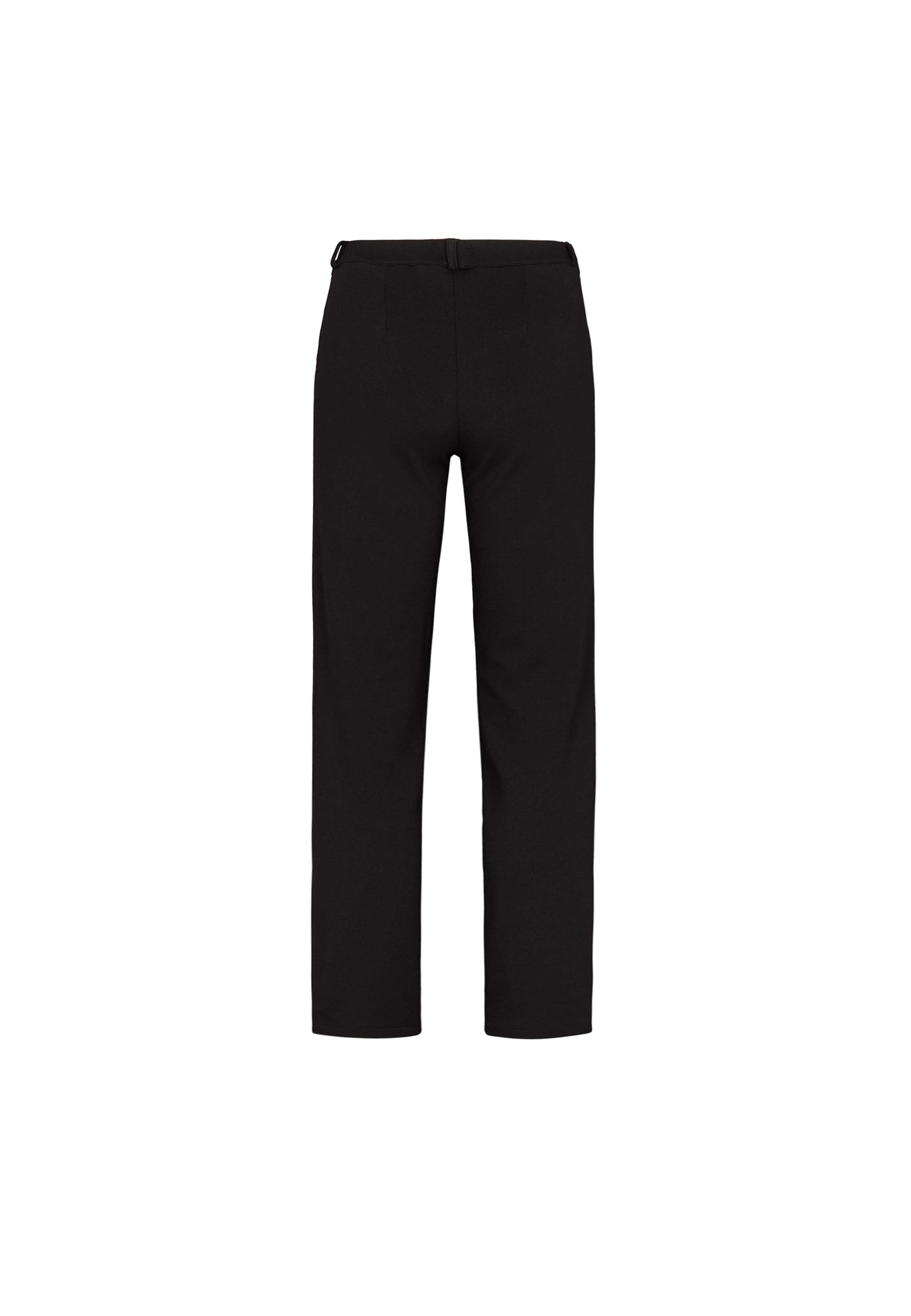 LAURIE  Ruby Straight - Medium Length Trousers STRAIGHT 99143 Black brushed