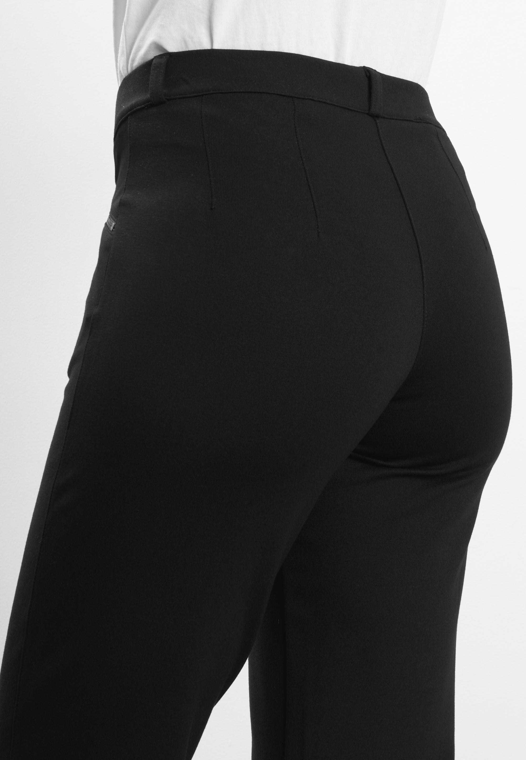 LAURIE  Ruby Straight - Short Length Trousers STRAIGHT 99143 Black brushed