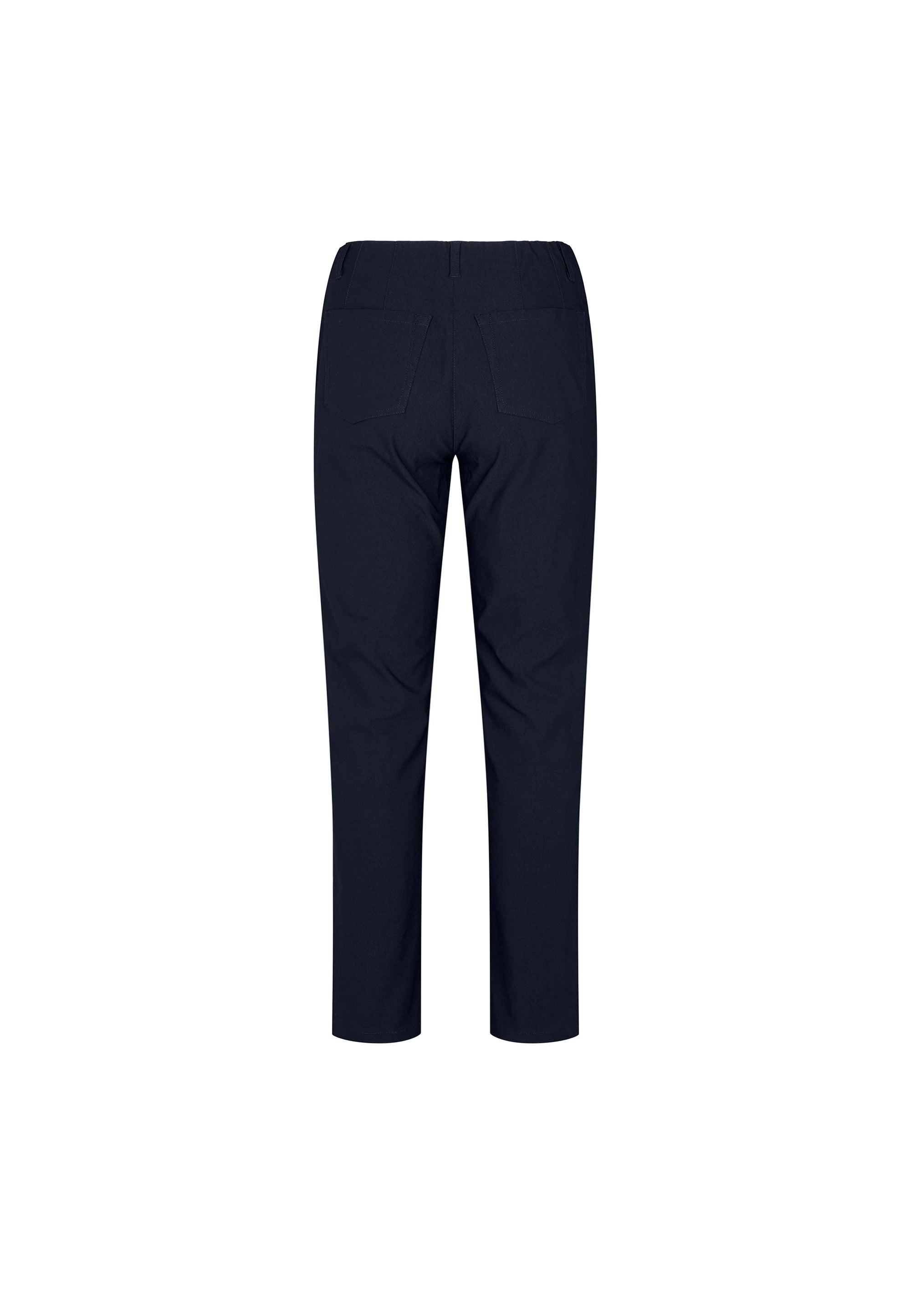 LAURIE Rylie Pocket Regular - Medium Length Trousers REGULAR 99971 Black Brushed