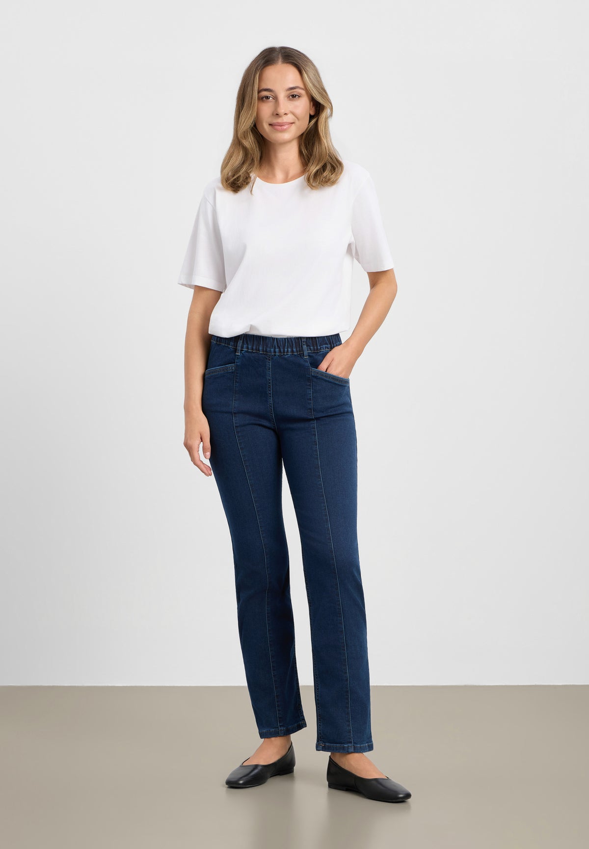 LAURIE Slender Rouge Regular - Short Length Regular 40513 Dark Blue Denim