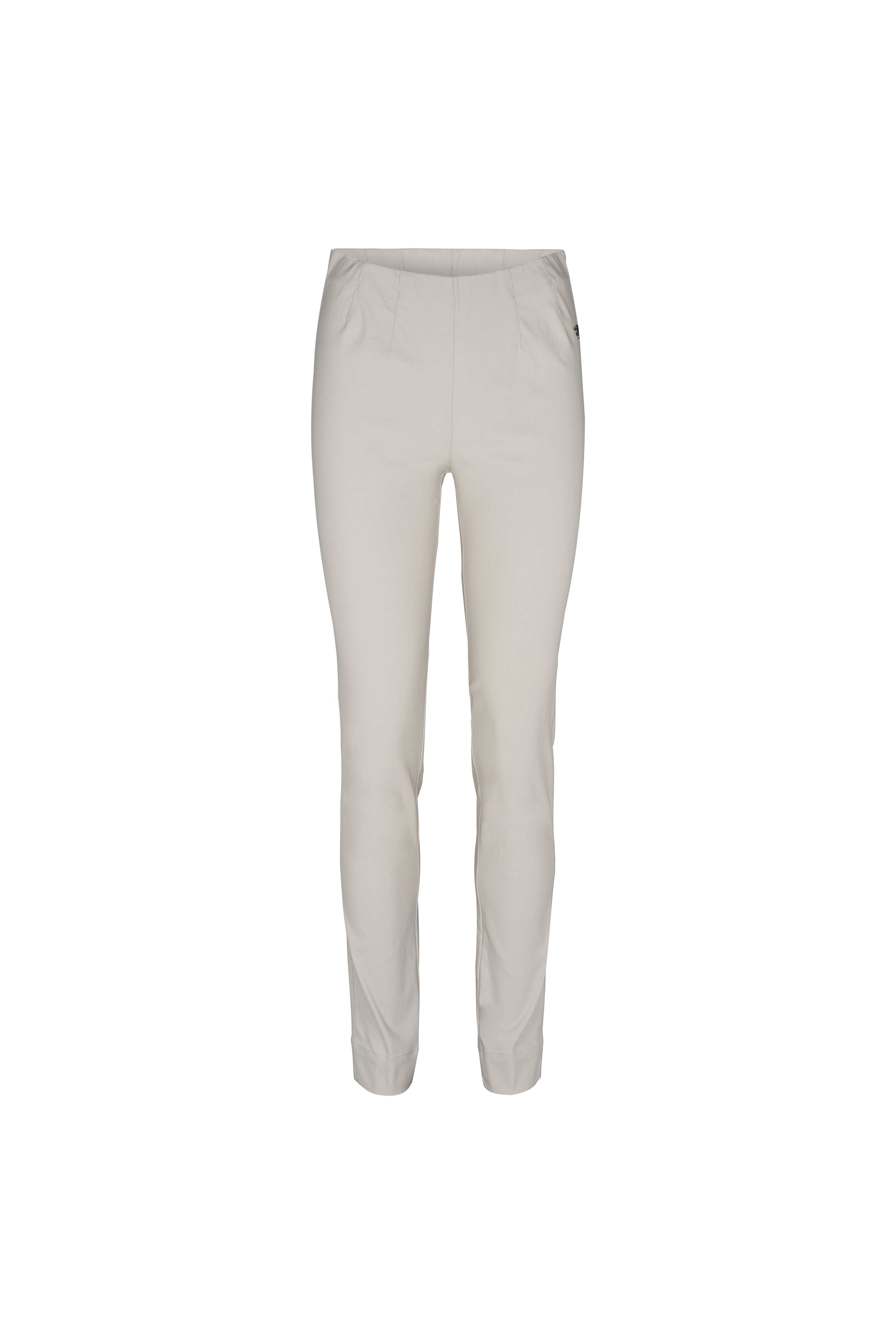 LAURIE Vicky Slim - Medium Length Trousers SLIM 25137 Grey Sand