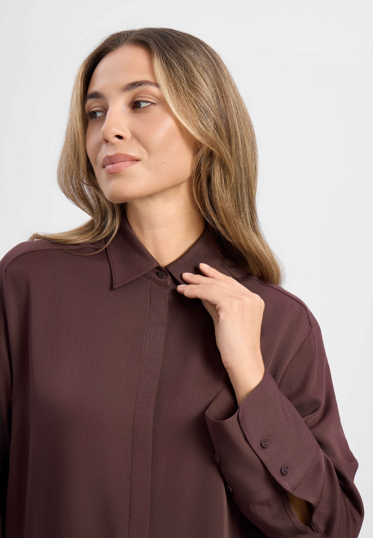 LAURIE Viol Shirt Shirts 68000 Dark Plum