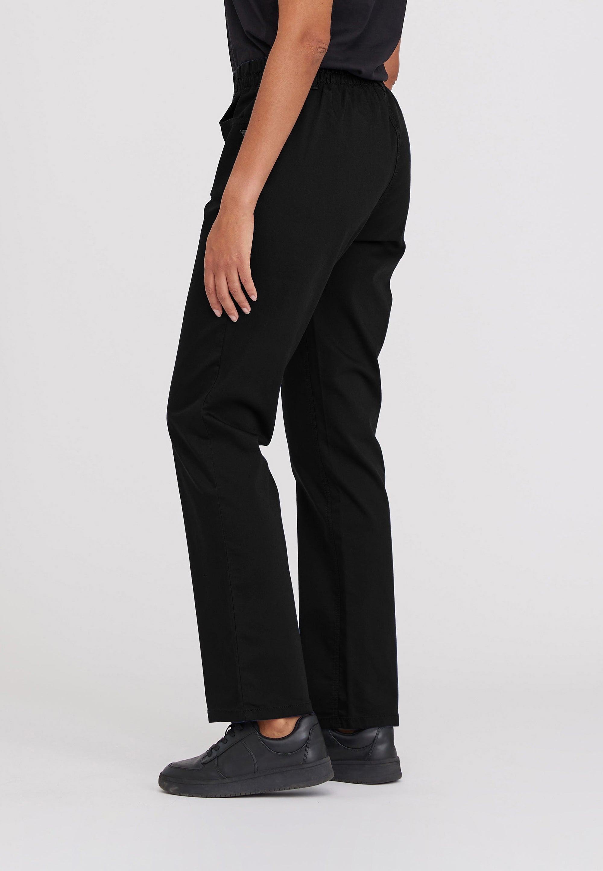 LAURIE Violet Relaxed - Medium Length Trousers RELAXED 99000 Black